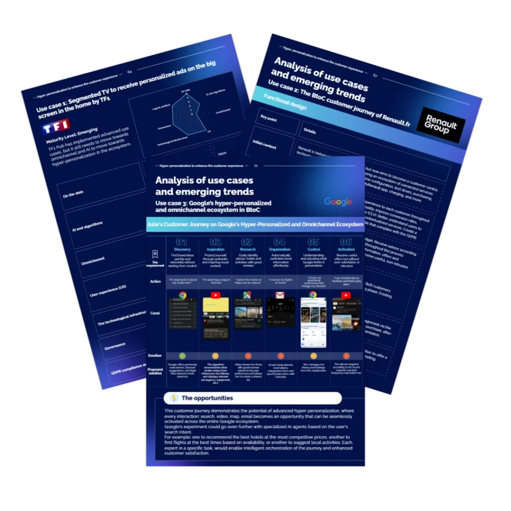 uses cases analysis hyper-personnalisation